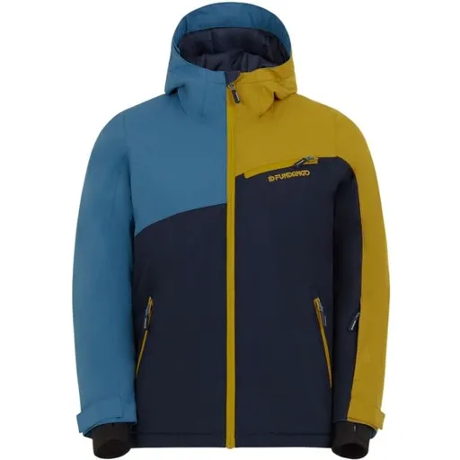 FUNDANGO NOVA Chlapecká lyžařská/snowboardová bunda, tmavě modrá, velikost