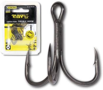 Hármashorog Black Cat Curved Point Treble Hook DG méret 1 5db