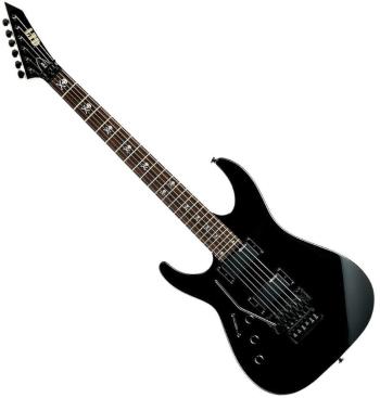 ESP LTD KH-202 LH Kirk Hammett Black Elektrická kytara