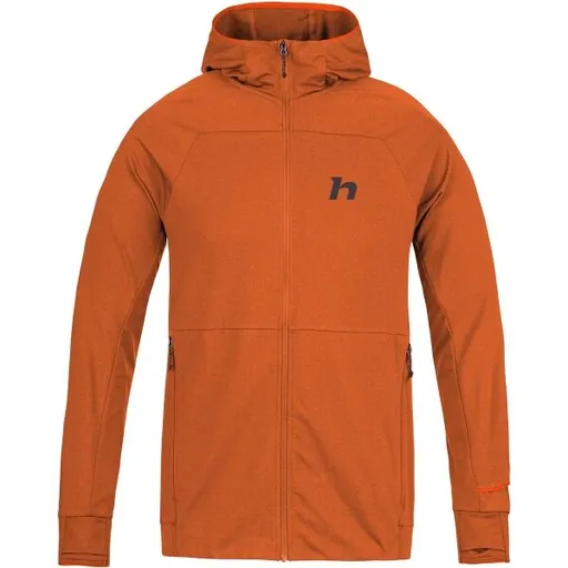 Hannah ETHAN HOODY Pánská funkční mikina, oranžová, velikost