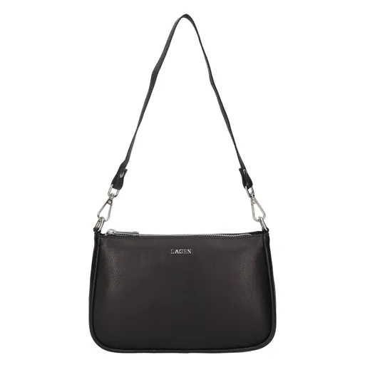 Dámská crossbody kabelka Lagen Fialet - černá