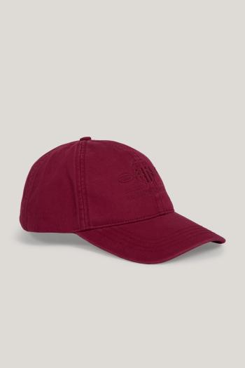 KŠILTOVKA GANT UNISEX. TONAL ARCHIVE SHIELD CAP RICH WINE