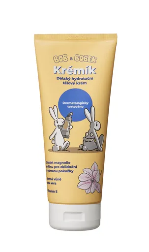 Bob a Bobek Krémík, dětský hydratační tělový krém, 200 ml