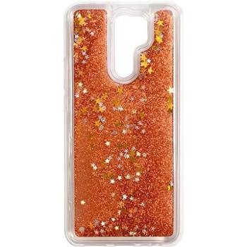 iWill Glitter Liquid Star Case pro Xiaomi Redmi 9 Rose Gold (DIP123_48)