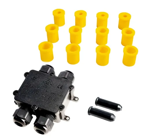 Light Impressions Deko-Light Outdoor Multi 4-násobný-rozbočovač pro 2-4 kabel 4-14 mm, 0.5-4 mm, max. 450V AC/24A  930575