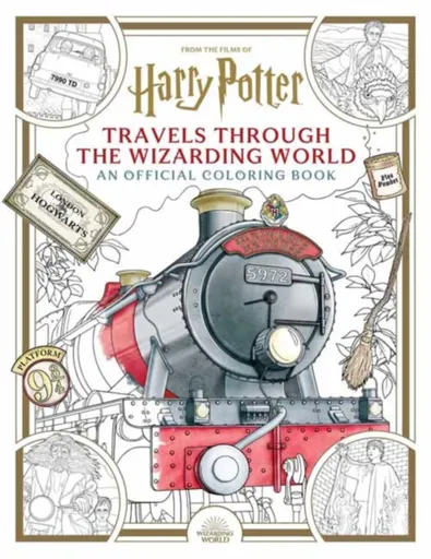 Harry Potter: Travels Through the Wizarding World: An Official Coloring Book - Insight Editions