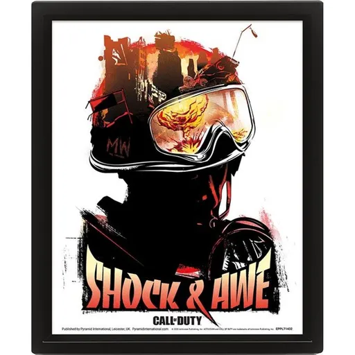 3D Obraz Call of Duty Shock