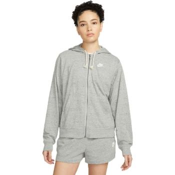 Nike FULL-ZIP HOODIE Dámská mikina, šedá, velikost