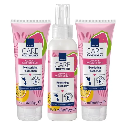 AVON Sada na nohy s vůní guavy a marakuji