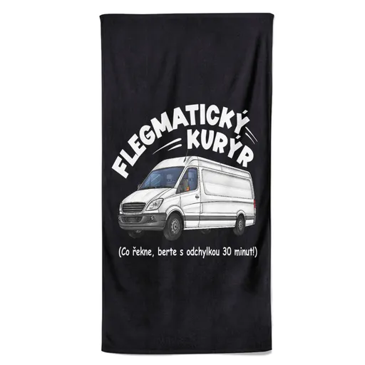 Osuška Flegmatický kurýr (Velikost osušky: 100x170cm)