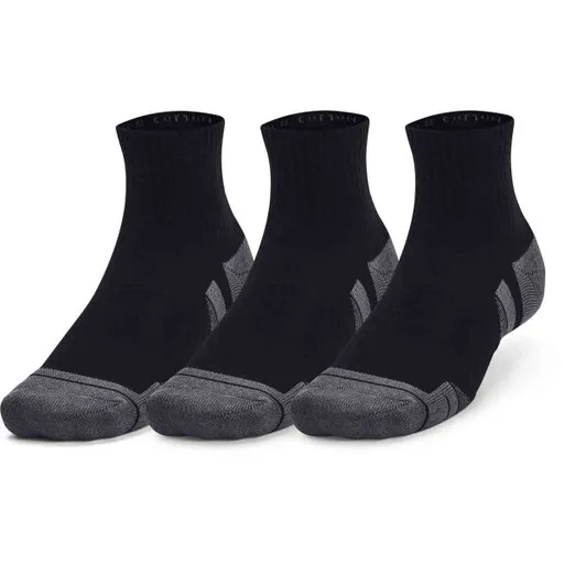 Under Armour PERFORMANCE COTTON 3PK QTR Dětské ponožky, černá, velikost L