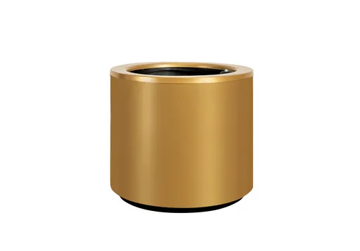 Válcový samozavlažovací květináč KAVA, více variant - Hobby Flower Barva: zlatá, Rozměry: Ø 42 x 40