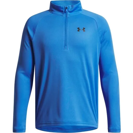 Under Armour TECH 2.0 1/2 ZIP Chlapecké triko s dlouhým rukávem, modrá, velikost L