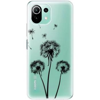 iSaprio Three Dandelions - black pro Xiaomi Mi 11 Lite (danbl-TPU3-Mi11L5G)