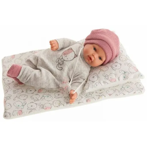 Antonio Juan 11115 Kika realistická panenka se zvuky a měkkým látkovým tělem 27 cm