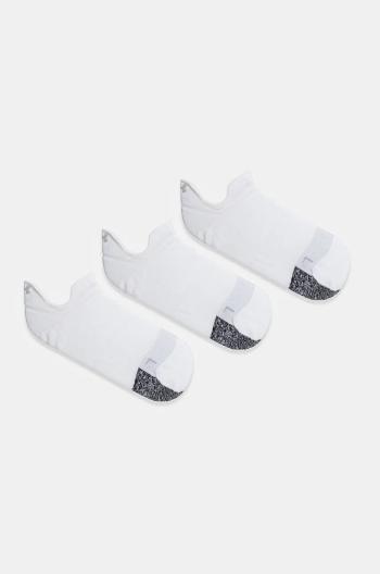 Ponožky Under Armour Breathe 3-pack dámské, bílá barva, 1387052