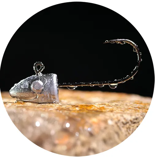 Redbass jigová hlavička bullet sickle 5 ks 10/0 - 50 g