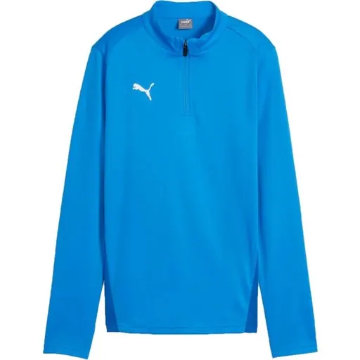 Puma TEAMGOAL TRAINING 1/4 ZIP TOP W Dámské sportovní triko, modrá, velikost