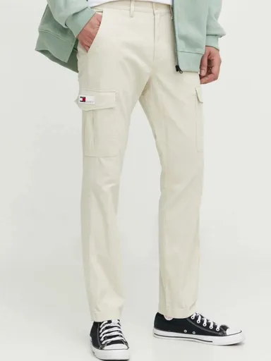 Tommy Jeans pánské krémové kalhoty DM0DM18940 32/32