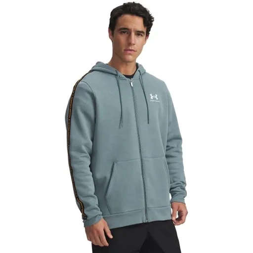 Under Armour ICON FLEECE HOODIE Pánská mikina, světle modrá, velikost L