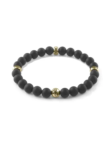 Guess pánský černý náramek JUMB02117JWYGBK T/U