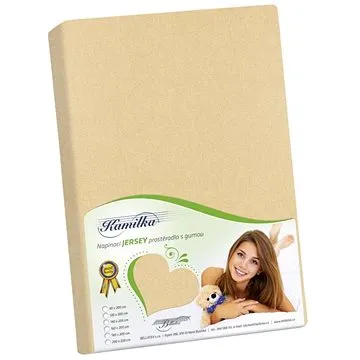 Bellatex Jersey - 120 × 200 cm - světle béžová (708)