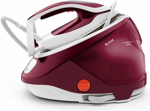 Tefal GV9220E0 Pro Express Protect žehlička, parní generátor, vertikální napařování, automatické vypínání, bordová