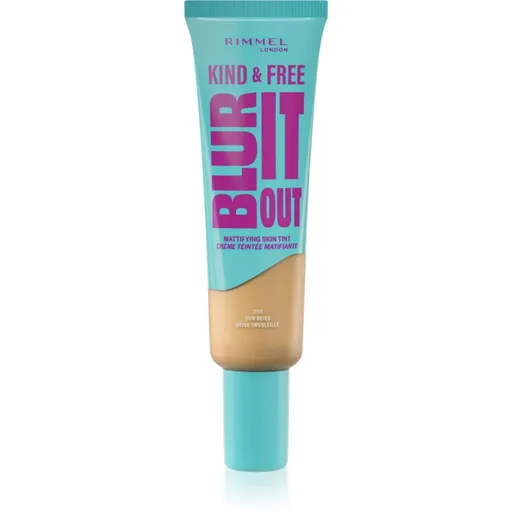 Rimmel Kind & Free Blur It Out lehký hydratační make-up odstín 250 Sun Beige 30 ml
