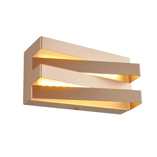 ACA Lighting nástěnné svítidlo MILANO LED 12W 3000K 960lm zlatý kov 20x11x9cm V80LEDW20DG