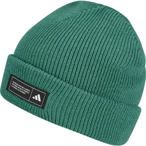 adidas ESSENTIALS CUFFED BEANIE Pánská zimní čepice, zelená, velikost