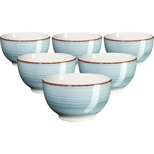 Mäser Sada 6 misek Bel Tempo 14 cm, světle modrá