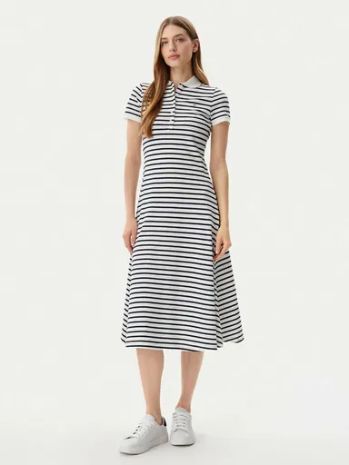 Tommy Jeans dámské pruhované polo šaty DW0DW20383 XS