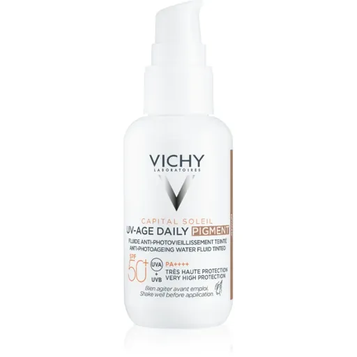 Vichy Capital Soleil Daily SPF50+ ochranný tónovaný fluid na obličej SPF 50+ odstín Medium 40 ml