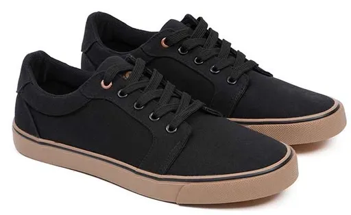 Fox boty black canvas shoe - 44