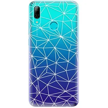 iSaprio Abstract Triangles 03 - white pro Huawei P Smart 2019 (trian03w-TPU-Psmart2019)