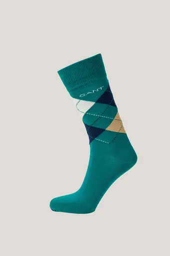 PONOŽKY GANT ARGYLE SOCKS DEEP GREEN