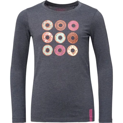 LOAP BIDORA Dívčí fashion tričko, tmavě šedá, velikost 158-164