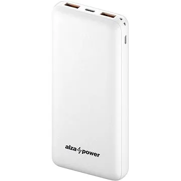 AlzaPower Onyx 20000mAh Fast Charge + PD3.0 bílá (APW-PBO20CFW)