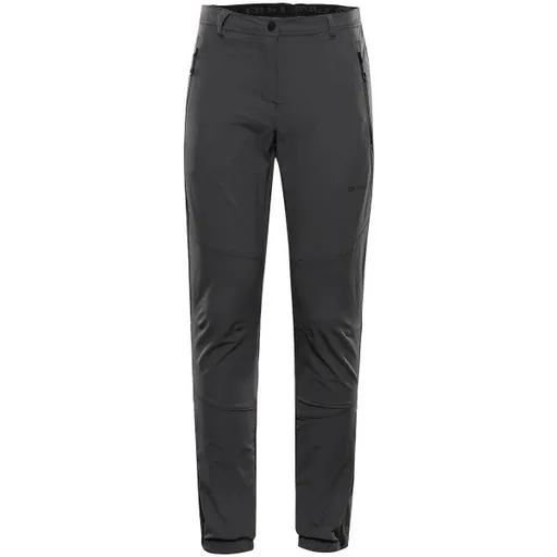 ALPINE PRO HURFA 2 Dámské softshellové kalhoty, tmavě šedá, velikost