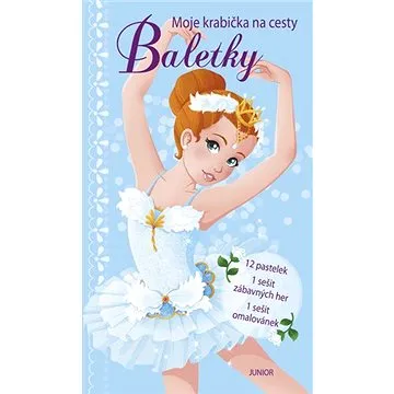 Baletky Moje krabička na cesty: 12 pastelek, 1 sešit zábavných her, 1 sešit omalovánek (978-80-7267-719-1)