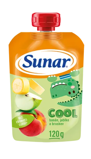 Sunar Cool ovoce Broskev, jablko, banán kapsička 120 g