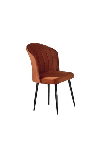 Sada židlí (2 kusy) Rubi - Orange, Black