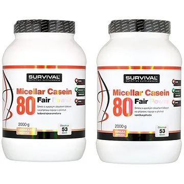 Survival Micellar Casein 80 Fair Power 2000 g (SPText029nad)