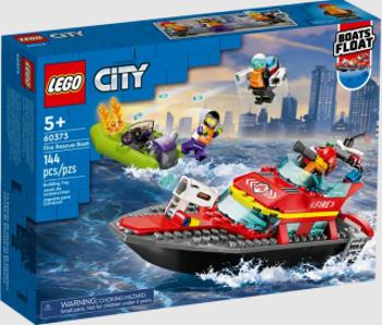 LEGO City 60373 Hasičská záchranná loď a člun