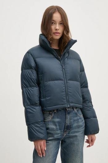 Péřová bunda Calvin Klein Jeans dámská, černá barva, zimní, oversize, J20J223577