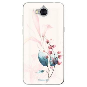 Odolné silikonové pouzdro iSaprio - Flower Art 02 - Huawei Y5 2017 / Y6 2017