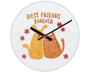 Hodiny skleněné Best friends forever