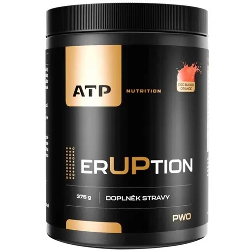 ATP NUTRITION ERUPTION 375 G RED BLOOD ORANGE Předtréninkový doplněk, černá, velikost