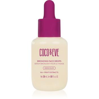 Coco & Eve Sunny Honey Bronzing Face Drops samoopalovací kapky na obličej Medium Glow (new) 30 ml