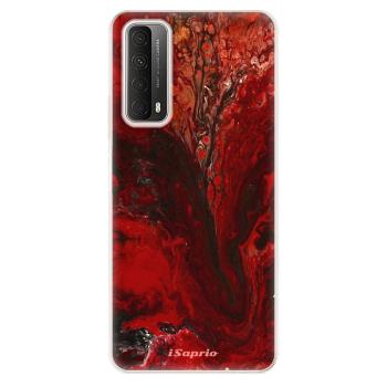 Odolné silikonové pouzdro iSaprio - RedMarble 17 - Huawei P Smart 2021